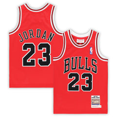 Mitchell & Ness Michael Jordan Chicago Bulls Preschool 1997/98 Hardwood Classics Authentic Jersey Red