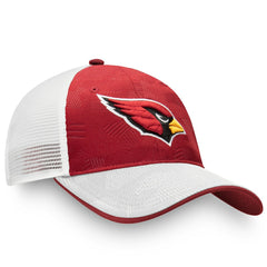 Arizona Cardinals Iconic Defender Trucker Adjustable Hat - Cardinal/White - Fanatics