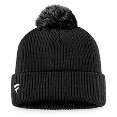 New Orleans Saints Women's Cuffed Knit Hat with Pom - Black - Fanatics