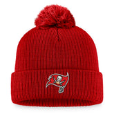 Tampa Bay Buccaneers Women's Cuffed Knit Hat with Pom - Red - Fanatics