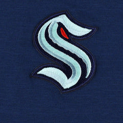 Seattle Kraken Antigua Spikes Raglan Quarter-Zip Hoodie - Heather Navy | NHL discount