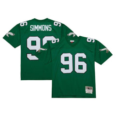 Clyde Simmons Philadelphia Eagles Legacy Replica Jersey - Kelly Green - Mitchell & Ness