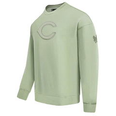 Cincinnati Reds Pro Standard Neutral Drop Shoulder Pullover Sweatshirt Sale