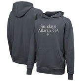 Atlanta Falcons Majestic Threads Unisex Sundays Pullover Hoodie - Gray - NFL