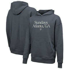 Atlanta Falcons Majestic Threads Unisex Sundays Pullover Hoodie - Gray - NFL