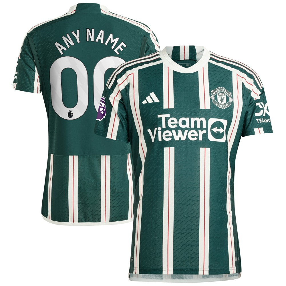 Adidas - Manchester United 2023/24 Away Custom Jersey - Green