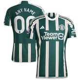 Adidas - Manchester United 2023/24 Away Custom Jersey - Green