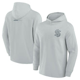 Seattle Kraken Fanatics Elements Lightweight Tri-Blend Fleece Hoodie - Gray | Fanatics on sale