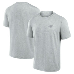 Minnesota Wild Fanatics Front Office Tech T-Shirt - Gray | Fanatics Lifestyle