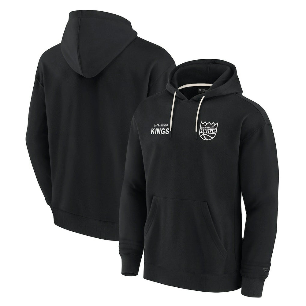 Fanatics Sacramento Kings Unisex Elements Super Soft Fleece Pullover Hoodie Black