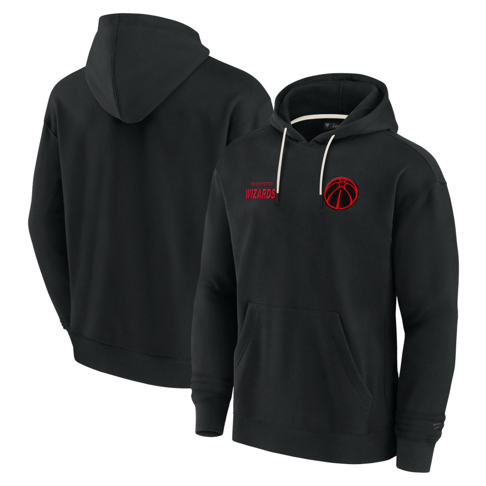 Fanatics Washington Wizards Unisex Elements Super Soft Fleece Pullover Hoodie Black