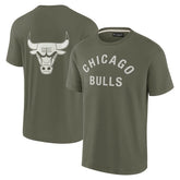 Fanatics Chicago Bulls Unisex Elements Super Soft Short Sleeve T-Shirt Olive