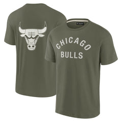 Fanatics Chicago Bulls Unisex Elements Super Soft Short Sleeve T-Shirt Olive