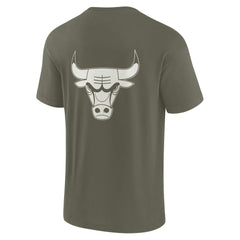 Fanatics Chicago Bulls Unisex Elements Super Soft Short Sleeve T-Shirt Olive