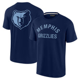 Fanatics Memphis Grizzlies Unisex Elements Super Soft Short Sleeve T-Shirt Navy
