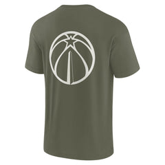 Fanatics Washington Wizards Unisex Elements Super Soft Short Sleeve T-Shirt Olive