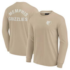 Fanatics Memphis Grizzlies Unisex Elements Super Soft Long Sleeve T-Shirt Khaki