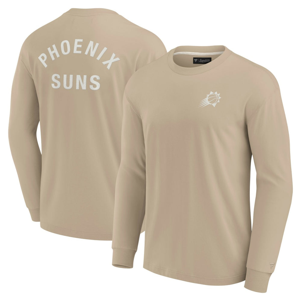 Fanatics Phoenix Suns Unisex Elements Super Soft Long Sleeve T-Shirt Khaki