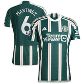 Adidas - Lisandro Martínez Manchester United 2023/24 Away Player Jersey - Green