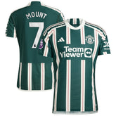 Adidas - Mason Mount Manchester United 2023/24 Away Player Jersey - Green