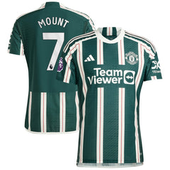 Adidas - Mason Mount Manchester United 2023/24 Away Player Jersey - Green