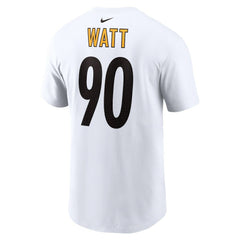 T.J. Watt Pittsburgh Steelers Player Name & Number T-Shirt - White - Nike