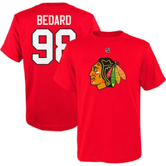 Connor Bedard Chicago Blackhawks Youth Player Name & Number T-Shirt - Red | NHL sale
