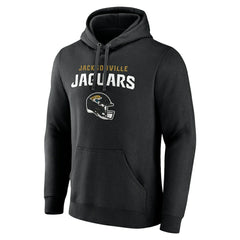 Jacksonville Jaguars Personalized Name & Number Team Wordmark Pullover Hoodie - Black - NFL