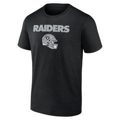 Las Vegas Raiders Personalized Name & Number Team Wordmark T-Shirt - Black - NFL