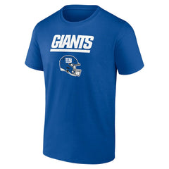 New York Giants Personalized Name & Number Team Wordmark T-Shirt - Royal - NFL