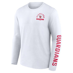 Cleveland Guardians Fanatics Press Box Long Sleeve T-Shirt Outlet