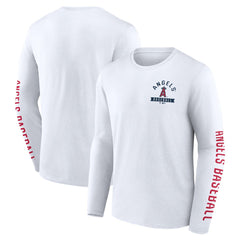 Los Angeles Angels Fanatics Press Box Long Sleeve T-Shirt Sale