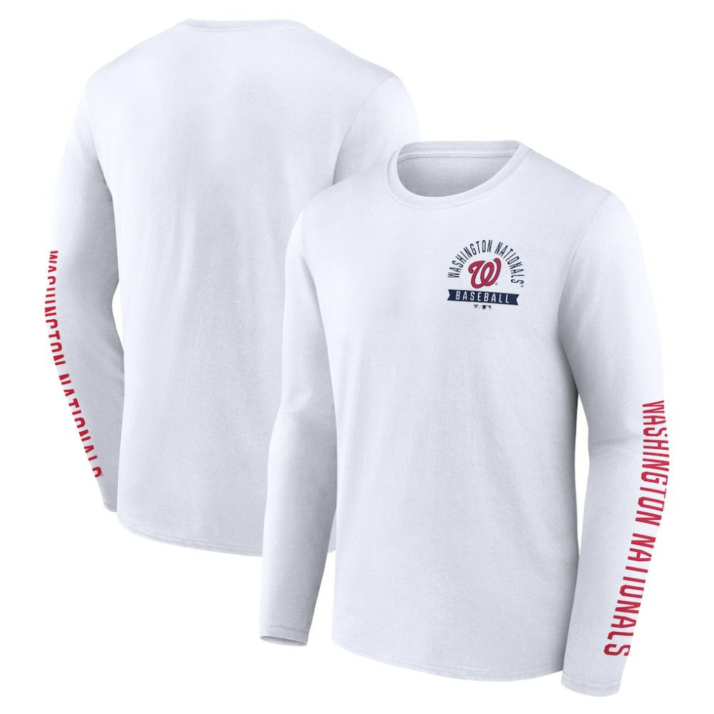 Washington Nationals Fanatics Press Box Long Sleeve T-Shirt for sale