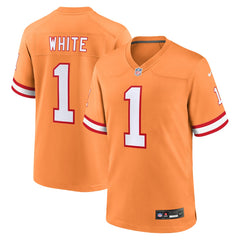Rachaad White Tampa Bay Buccaneers Alternate Game Jersey - Orange - Nike