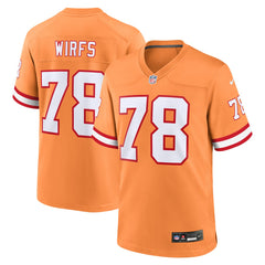 Tristan Wirfs Tampa Bay Buccaneers Alternate Game Jersey - Orange - Nike