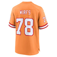 Tristan Wirfs Tampa Bay Buccaneers Alternate Game Jersey - Orange - Nike