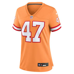 John Lynch Tampa Bay Buccaneers Women's Throwback Game Jersey - Orange - Nike
