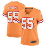 Derrick Brooks Tampa Bay Buccaneers Women's Throwback Game Jersey - Orange - Nike