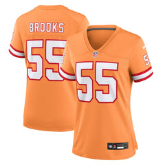 Derrick Brooks Tampa Bay Buccaneers Women's Throwback Game Jersey - Orange - Nike