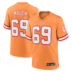 Cody Mauch Tampa Bay Buccaneers Alternate Game Jersey - Orange - Nike