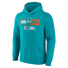 Miami Dolphins NFL x Bud Light Pullover Hoodie - Aqua - NFL