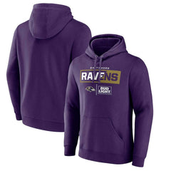 Baltimore Ravens NFL x Bud Light Pullover Hoodie - Purple - NFL