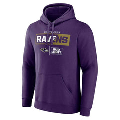 Baltimore Ravens NFL x Bud Light Pullover Hoodie - Purple - NFL
