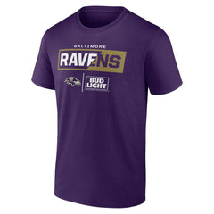 Baltimore Ravens NFL x Bud Light T-Shirt - Purple - NFL