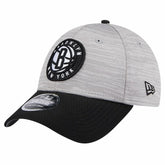 New Era Brooklyn Nets Active Digi-Tech Two-Tone 9FORTY Adjustable Hat Heather Gray/Black