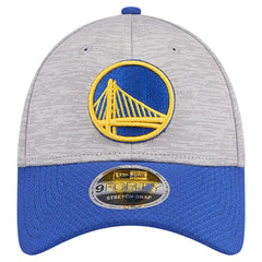 New Era Golden State Warriors Active Digi-Tech Two-Tone 9FORTY Adjustable Hat Heather Gray/Royal