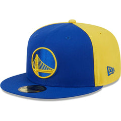 New Era Golden State Warriors Gameday Wordmark 59FIFTY Fitted Hat Royal/Gold