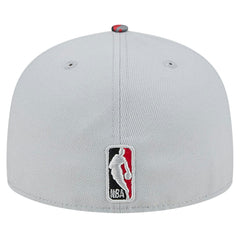 New Era Portland Trail Blazers Active Color Camo Visor 59FIFTY Fitted Hat Gray