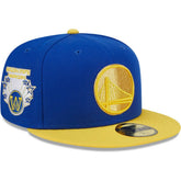 New Era Golden State Warriors Gameday Gold Pop Stars 59FIFTY Fitted Hat Royal/Gold