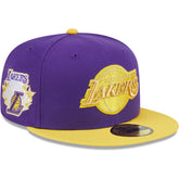 New Era Los Angeles Lakers Gameday Gold Pop Stars 59FIFTY Fitted Hat Purple/Gold